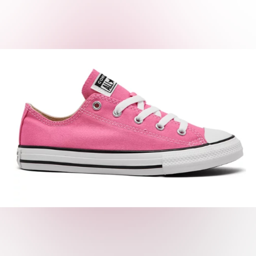 Converse Youth (Little Kids) Pink Chuck Taylor All Star Low Top Shoes 3J238 Pink
